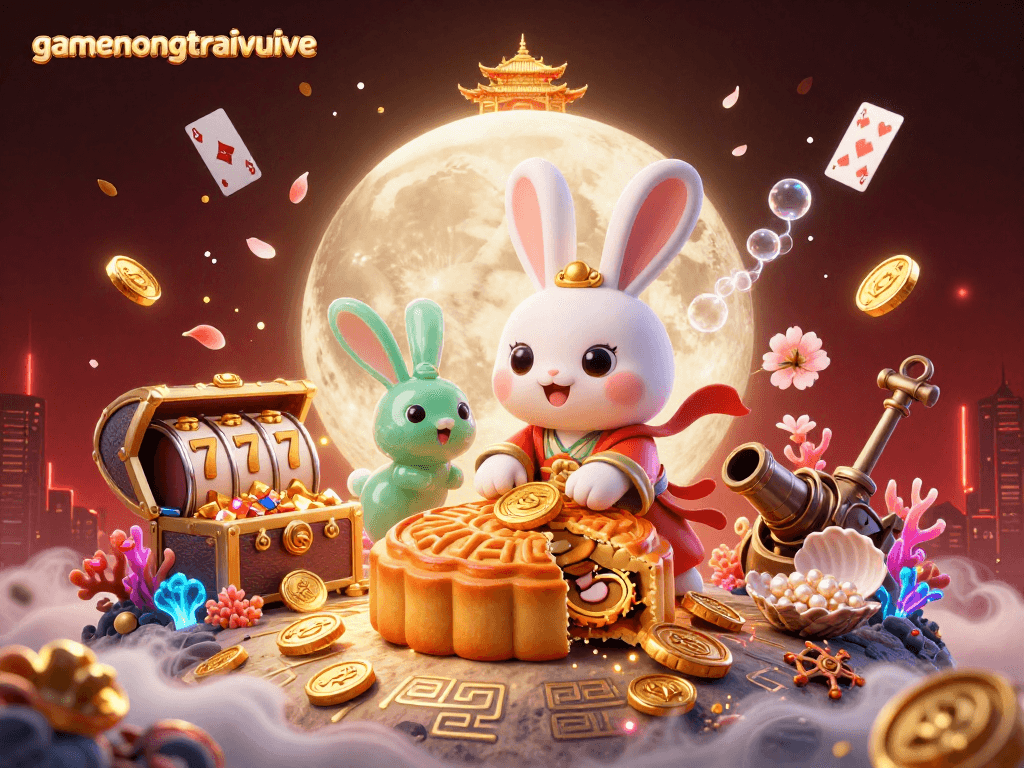 Experience the thrill of gamenongtraivuive with vibrant characters and casino elements bursting with energy.