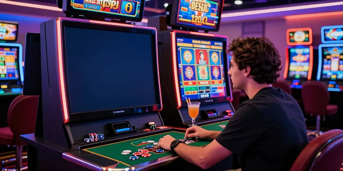 Exciting gaming scene featuring engaging non gamstop slots with vibrant graphics and a player immersed in the experience.