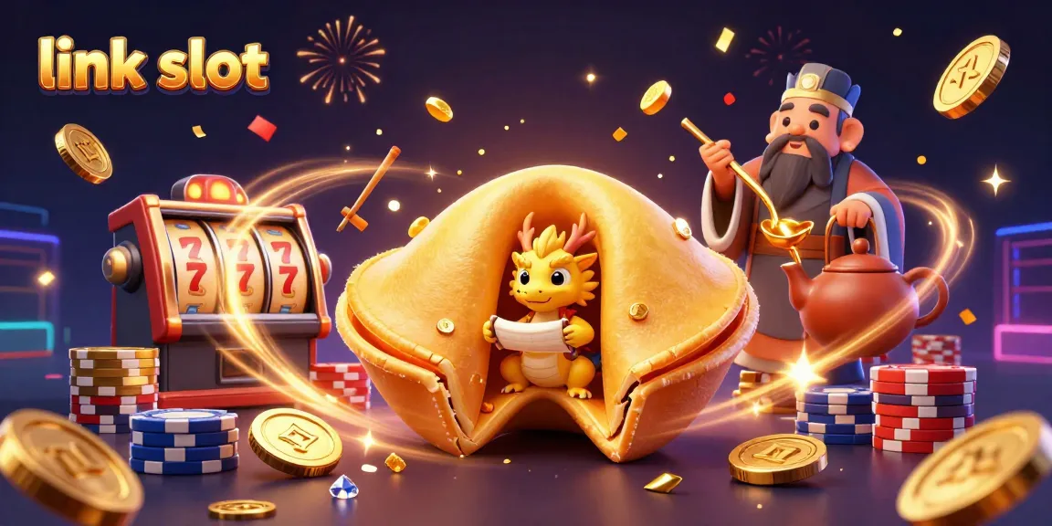 Experience the thrill of link slot gameplay with vibrant casino elements and captivating characters in action.