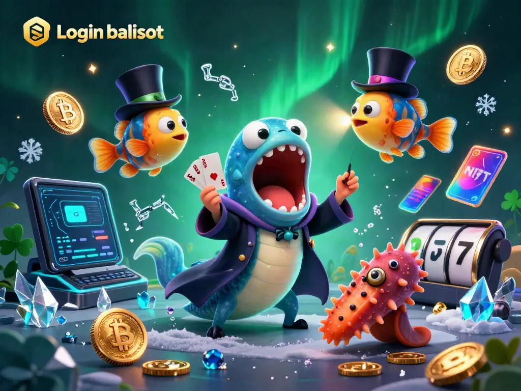 Engage with Login balislot while witnessing a magical casino performance underwater featuring bright 3D characters.