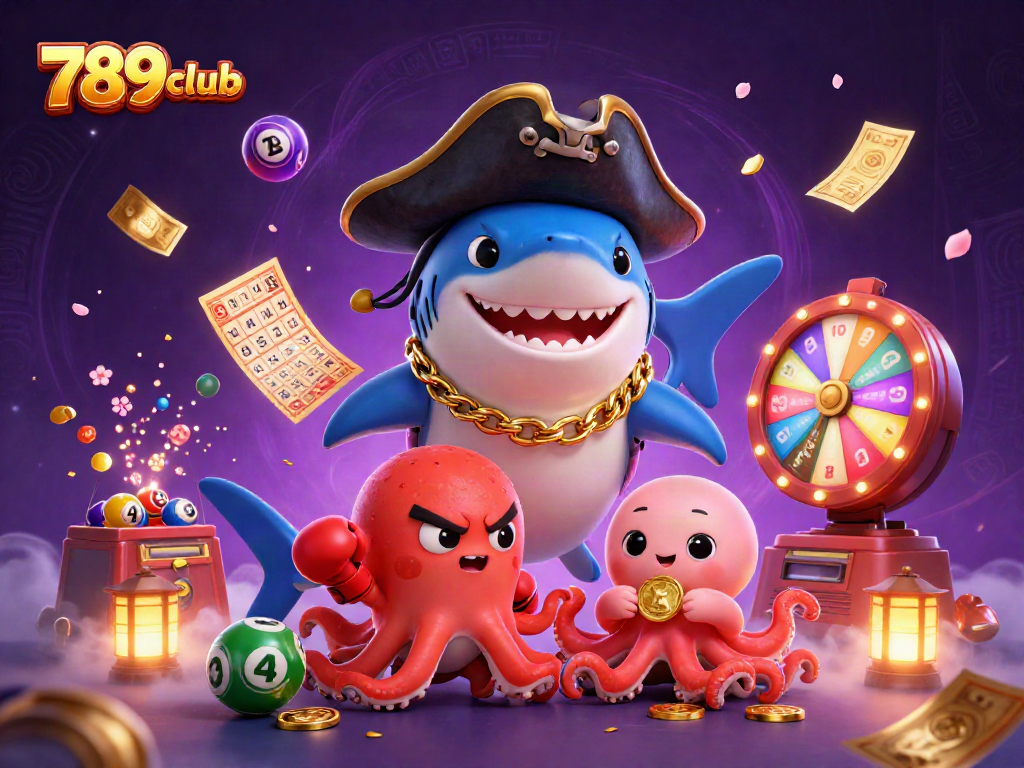 Engage with the excitement of 789club's vibrant lottery scene featuring dynamic characters and elements.